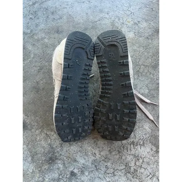 New Balance 574 Core Tan Nimbus Cloud Sneakers WL574EVW Women's 6.5 LIKE NEW - Picture 6 of 9